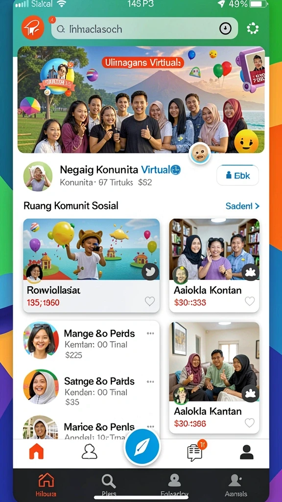 Tampilan antarmuka yang menarik dan user-friendly.