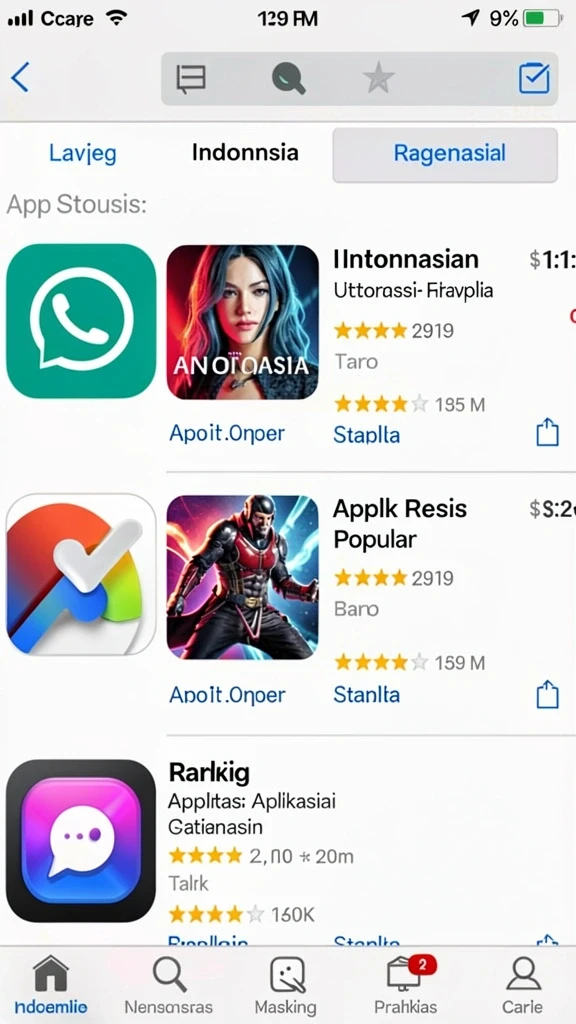 Tampilan antarmuka yang intuitif dan menarik.