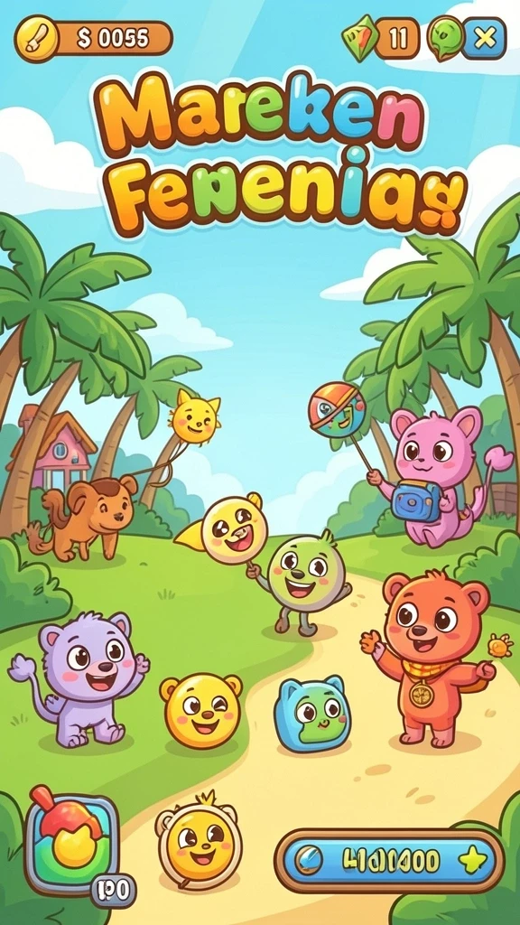 Tampilan permainan slot yang beragam dan menghibur.