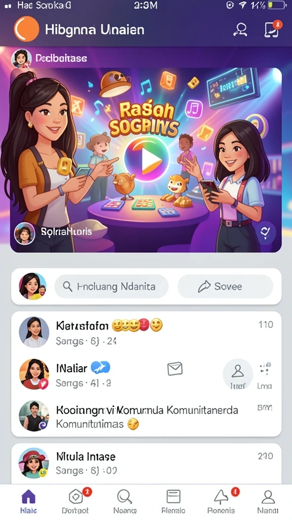 Tampilan antarmuka yang menarik dan intuitif.