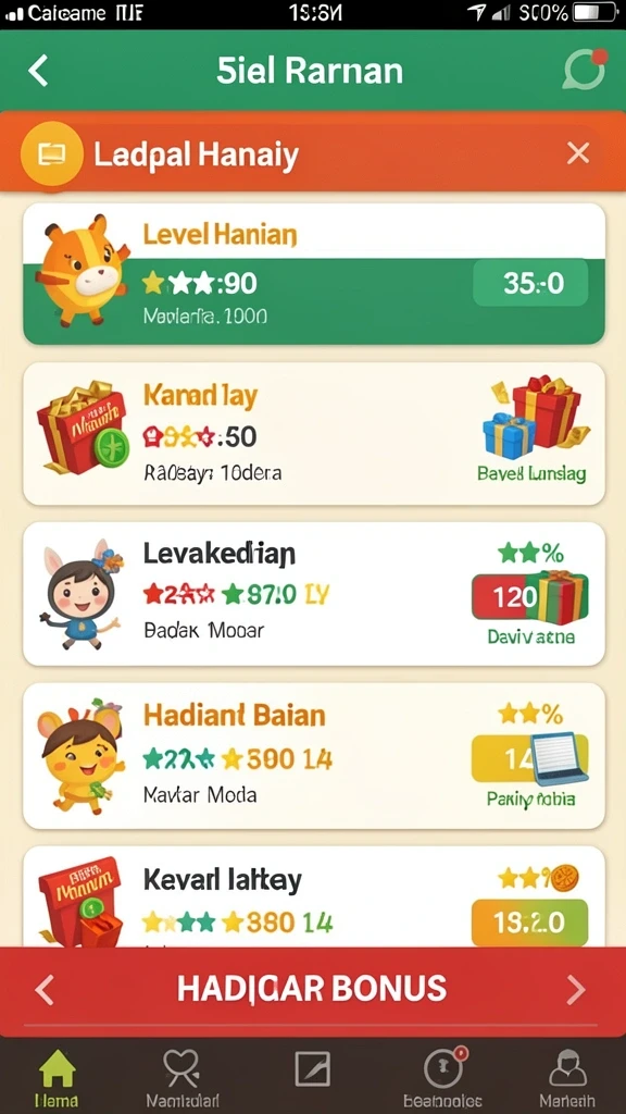 Tampilan antarmuka pengguna yang modern dan menarik.