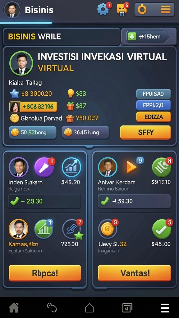 Tampilan antarmuka utama yang menarik.