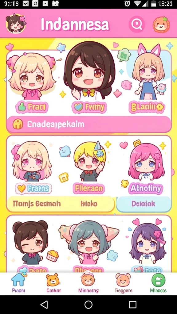 Berbagai pilihan permainan yang seru.