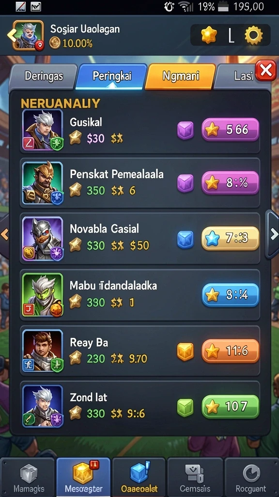 Screenshot menampilkan salah satu level permainan yang menantang.