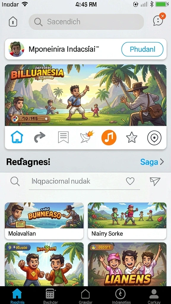 Tampilan antarmuka yang intuitif dan menarik.