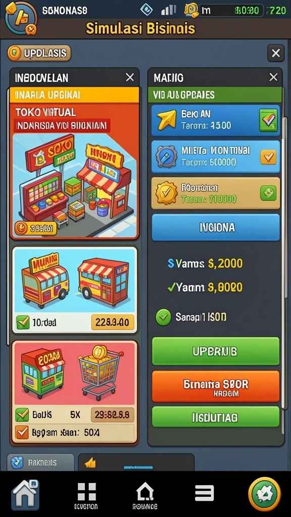 Karakter-karakter unik yang siap untuk dimainkan.