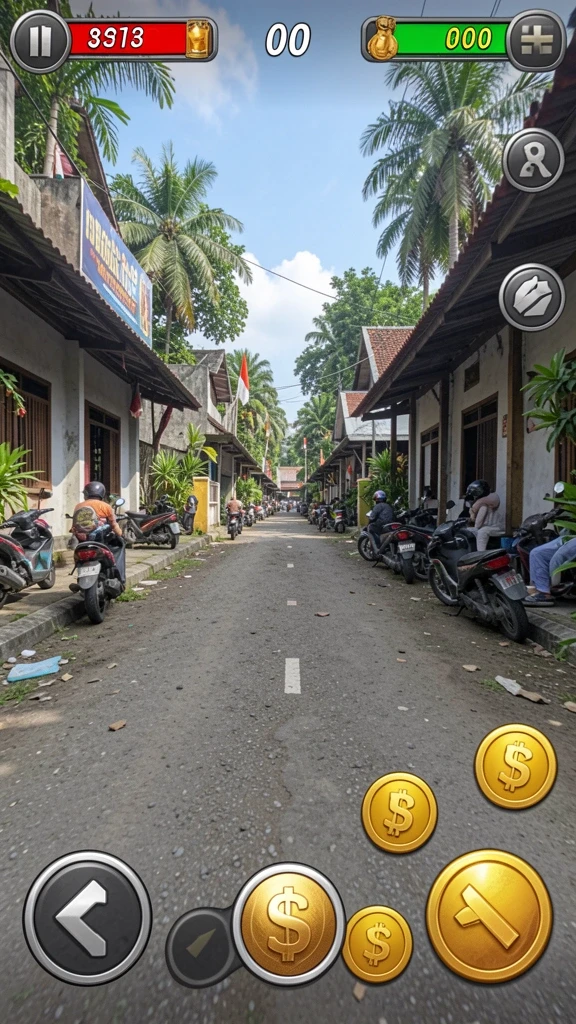 Tampilan awal yang memukau dengan karakter utama.