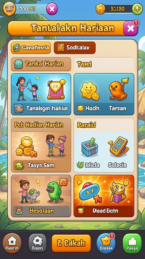 Misi menarik yang menguji keterampilan pemain.