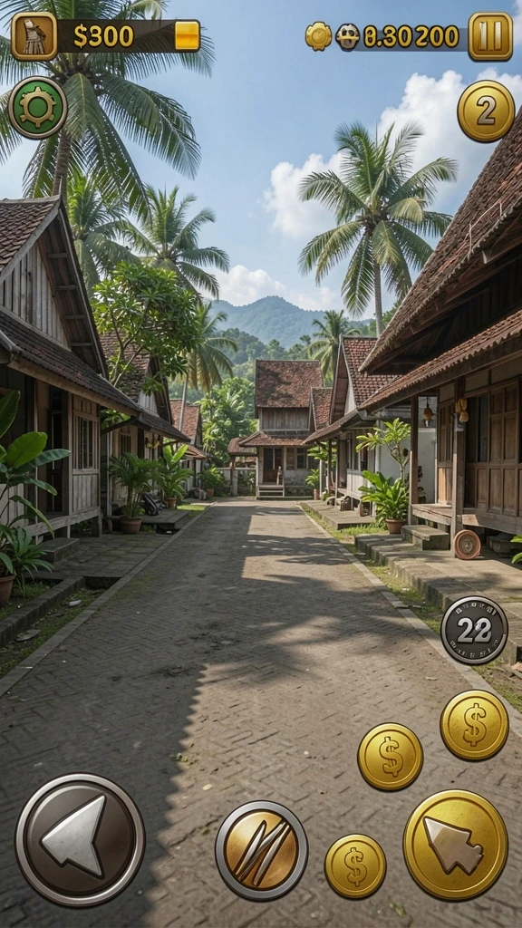 Momen berinteraksi dengan pemain lain dalam mode multiplayer.