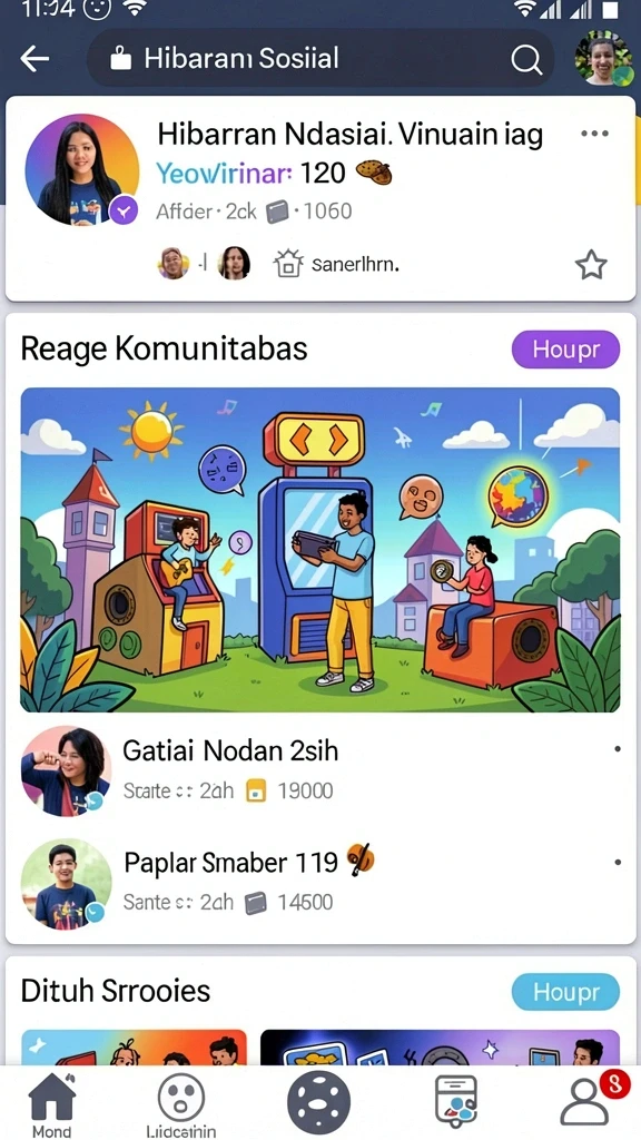 Tampilan antarmuka yang menarik dan mudah dinavigasi.