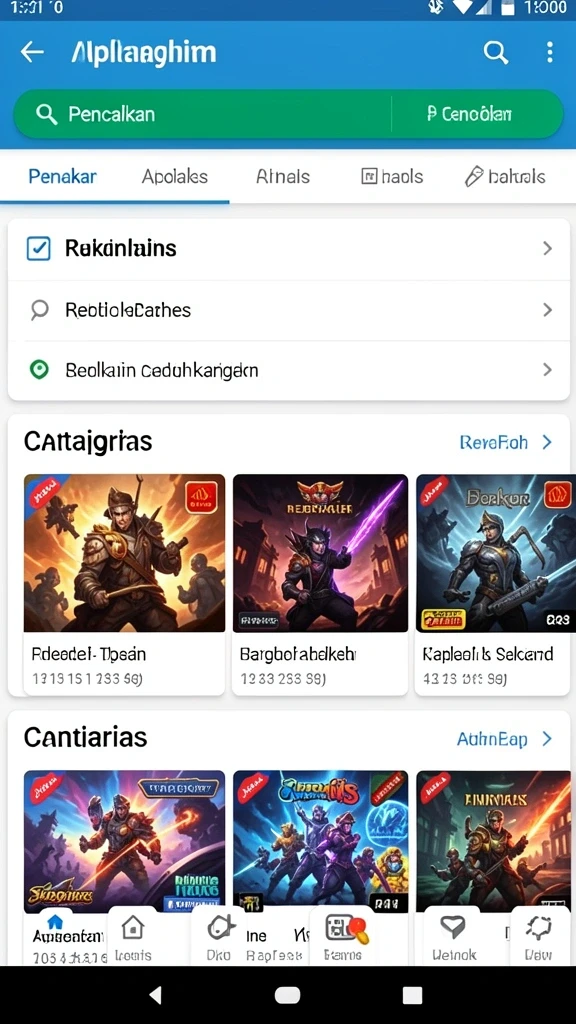 Karakter utama dalam aksi seru melawan musuh.