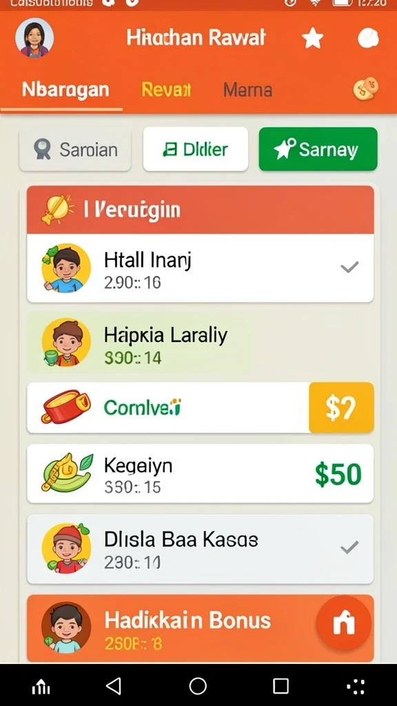 Nuansa permainan yang penuh warna dan efek yang menakjubkan.