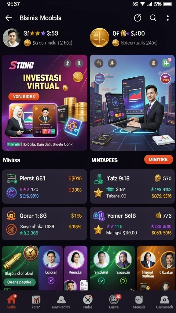 Tampilan antarmuka yang menarik dan intuitif.