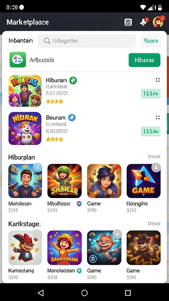 Mode permainan yang bervariasi dan menantang.