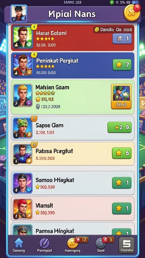 Beragam karakter dengan kemampuan unik.