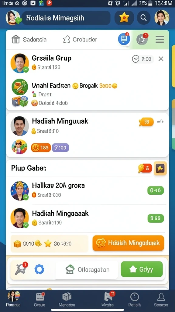 Tampilan antarmuka yang menarik dan mudah digunakan.