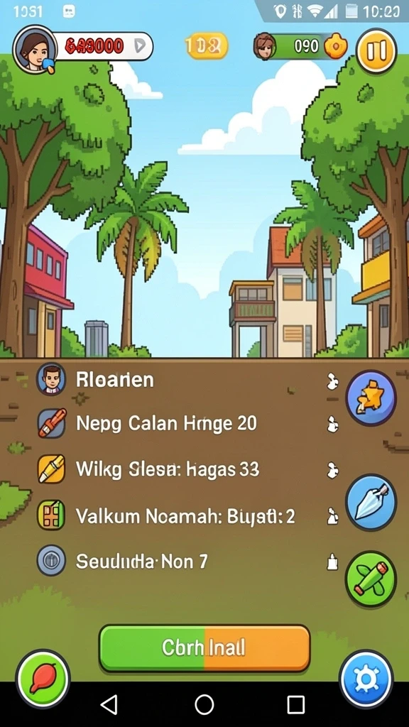 Berbagai level menantang untuk dihadapi.