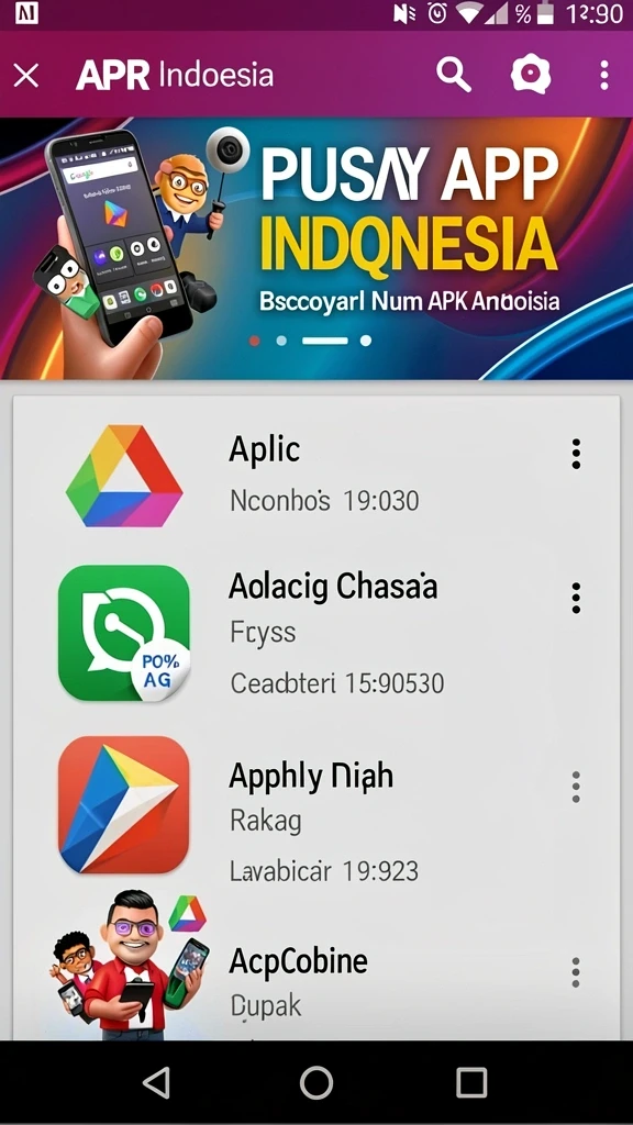 Tangkapan layar menampilkan level penuh warna yang menantang.