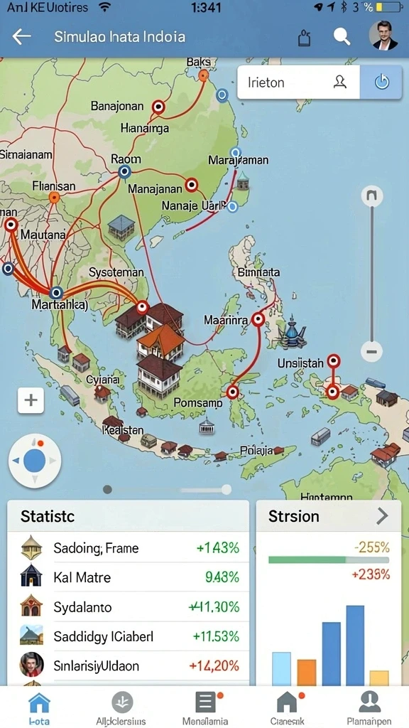 Gameplay seru dengan karakter menarik dalam pertandingan.