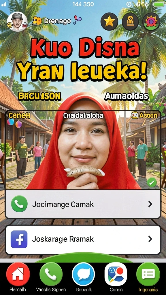 Tampilan menu utama yang menarik dan mudah dinavigasi.