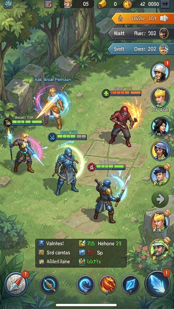 Screenshot menunjukkan fitur multiplayer yang seru.