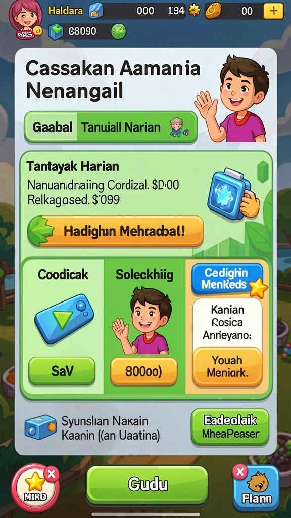 Screenshot menampilkan leaderboard dengan skor tertinggi.