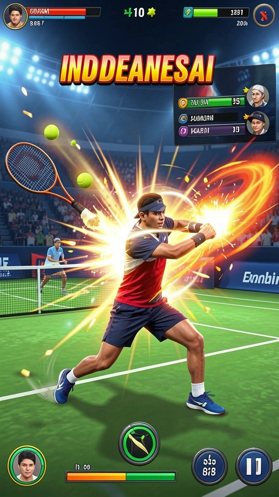 Screenshot menunjukkan mode multiplayer yang seru dengan teman-teman.