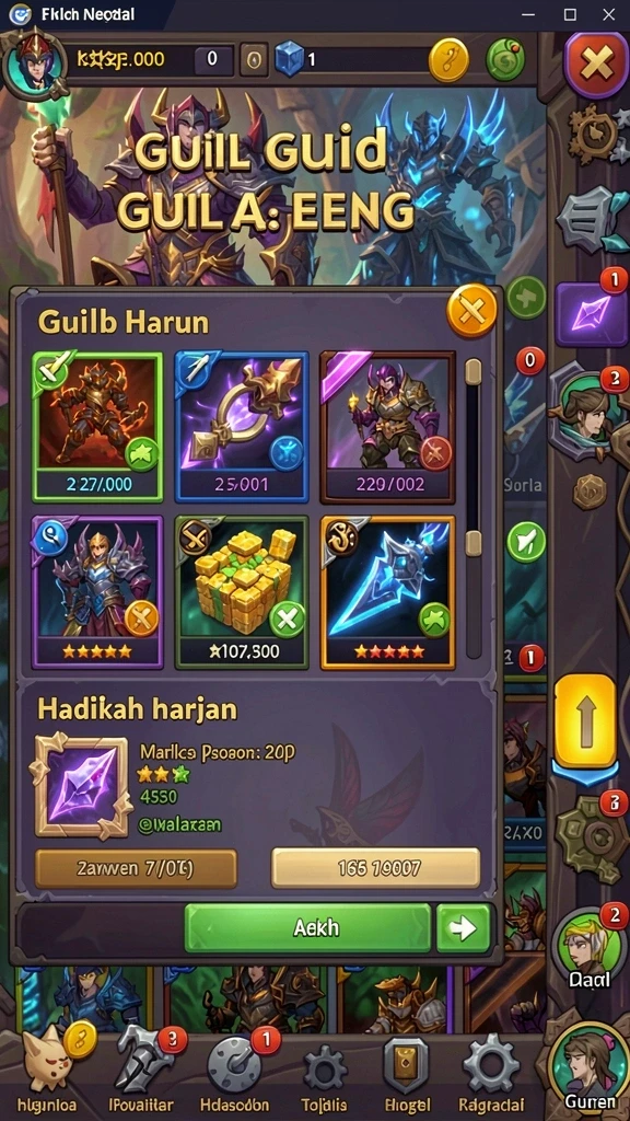 Gambar menunjukkan karakter utama dalam aksi.