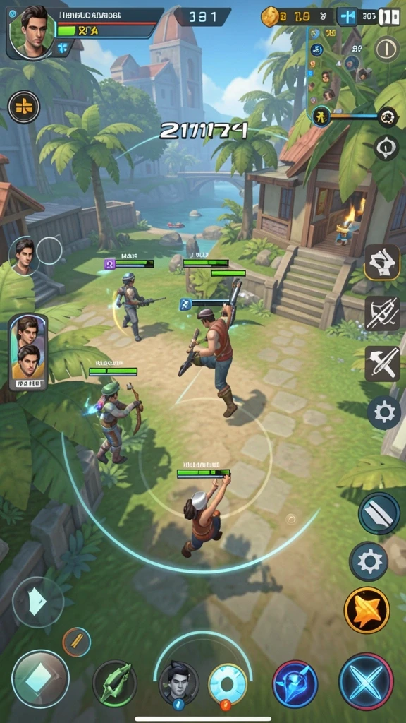 Tampilan awal game yang menarik dan penuh warna.