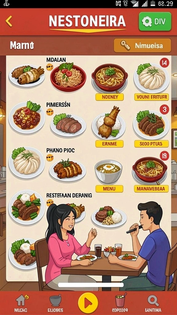 Gameplay yang adiktif dan menantang.