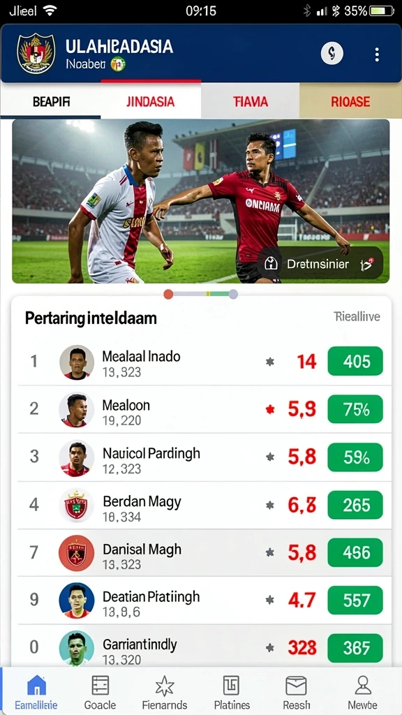 Fitur analisis hasil yang membantu pemain membuat keputusan.