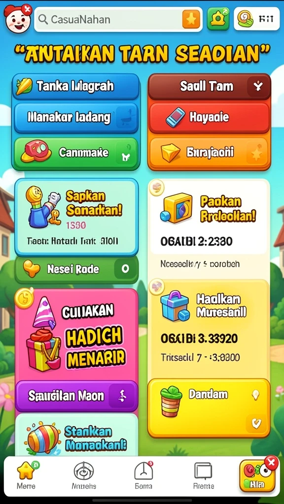 Menampilkan pemandangan indah dari level terbaru.