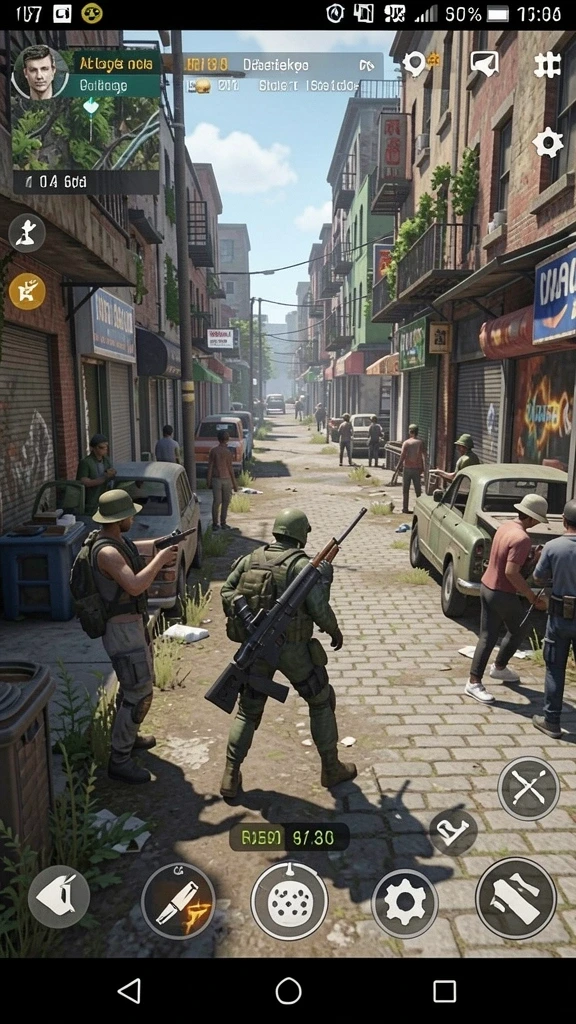 Screenshot dari mode multiplayer yang seru.