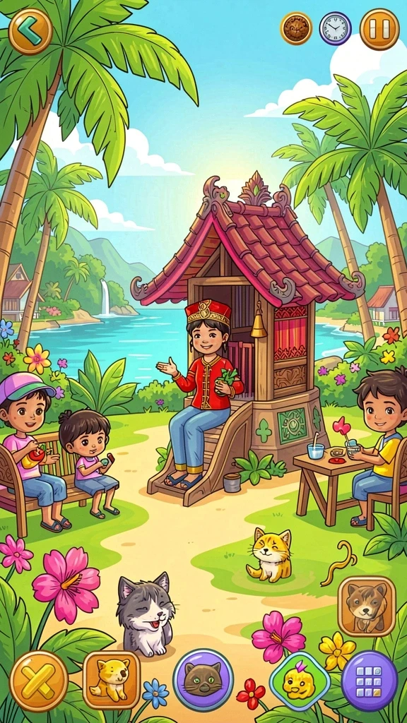 Karakter-karakter lucu yang bisa kamu pilih.