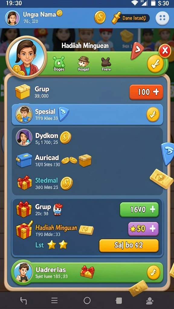 Salah satu level menantang di SKY99 yang penuh rintangan.