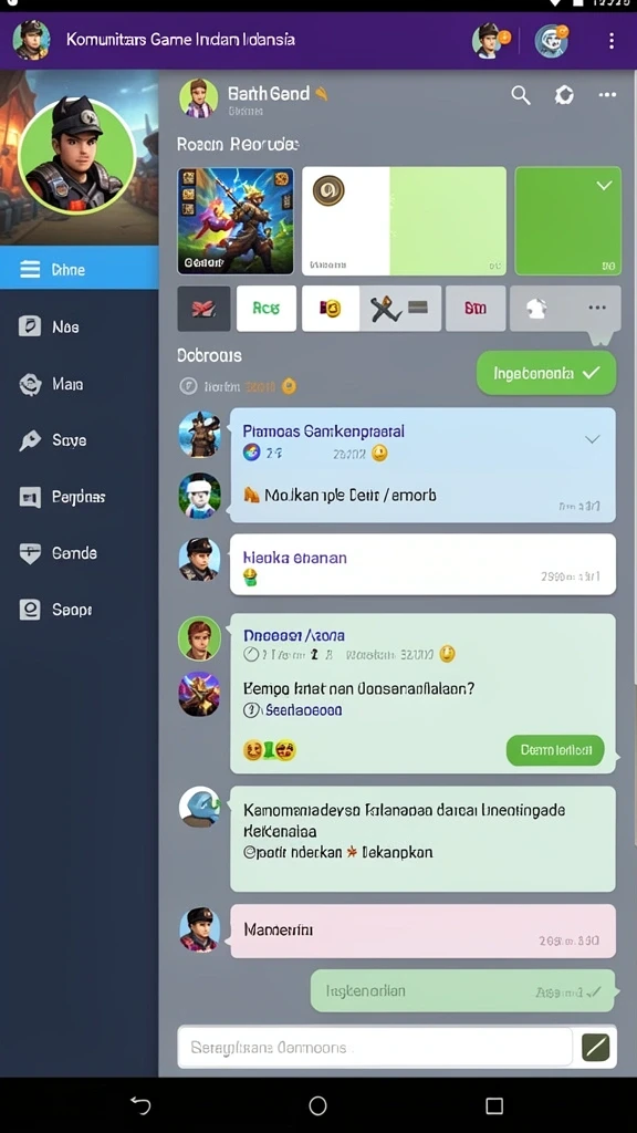 Grafik permainan yang mengesankan dan berkualitas tinggi.