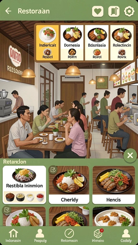 Tampilan antarmuka yang user-friendly dan menarik.