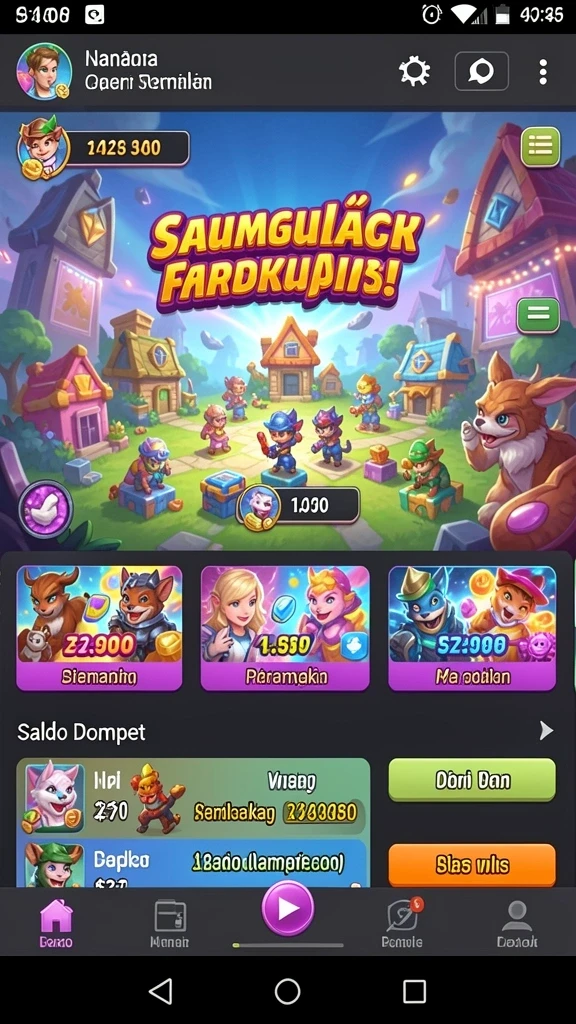 Screenshot menampilkan karakter utama dalam aksi penuh petualangan.